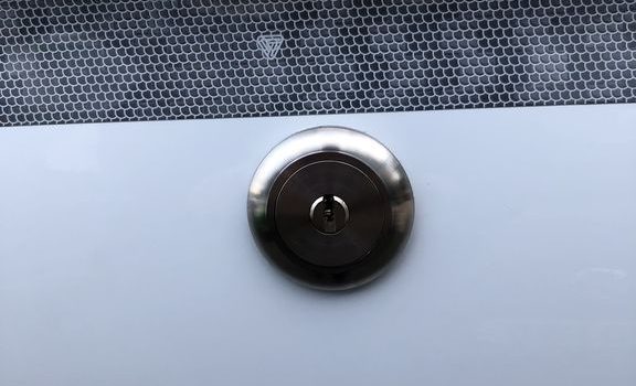 Ford Transit High Security drivers door lock & security bezel 2014> (MK8)
