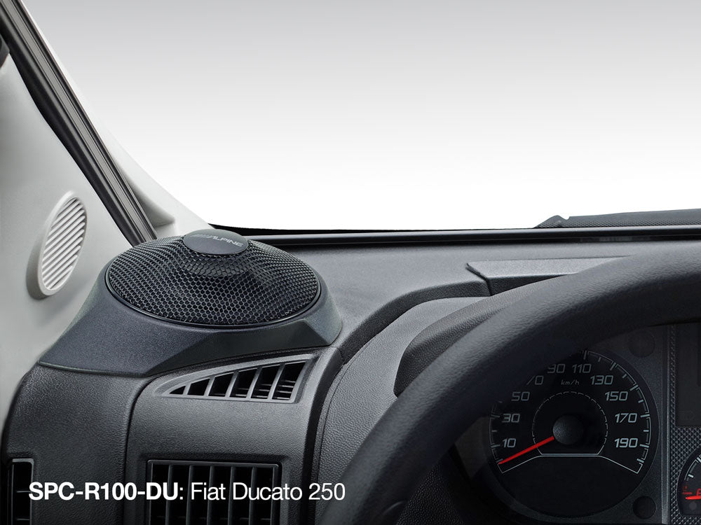Alpine SPCR100DU - Fiat Ducato Speaker Upgrade - Fiat Ducato Audio Upgrade