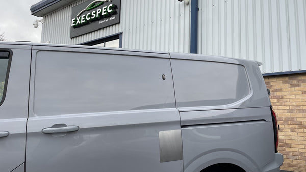External Latch Shield Ford Transit Custom Security Best Van Security Nottingham Best Van Security Derby best Van Security Leicester Best Deadlocks Nottingham Best Deadlocks Derby Best Deadlocks Leicester Latch Shield
