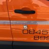 Ford Transit High Security drivers door lock & security bezel 2014> (MK8)