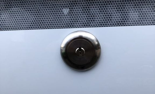 Ford Transit High Security drivers door lock & security bezel 2014> (MK8)