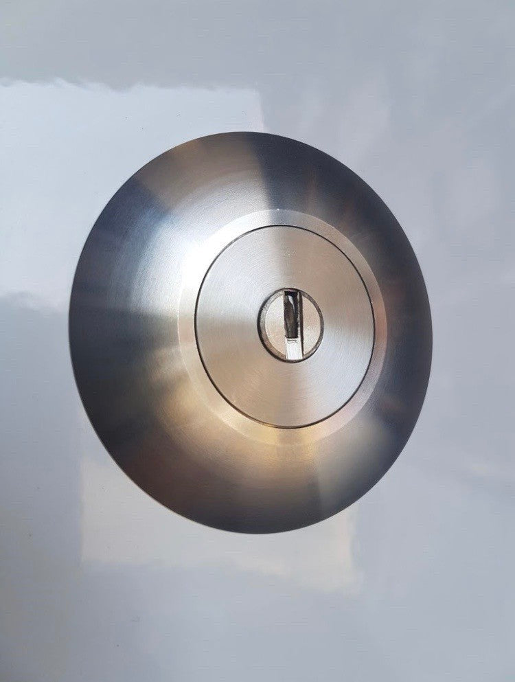 Highly visible our deadlocks work with the manufacturers locking system. Full control from the driver each door can be isolated & secure within seconds.