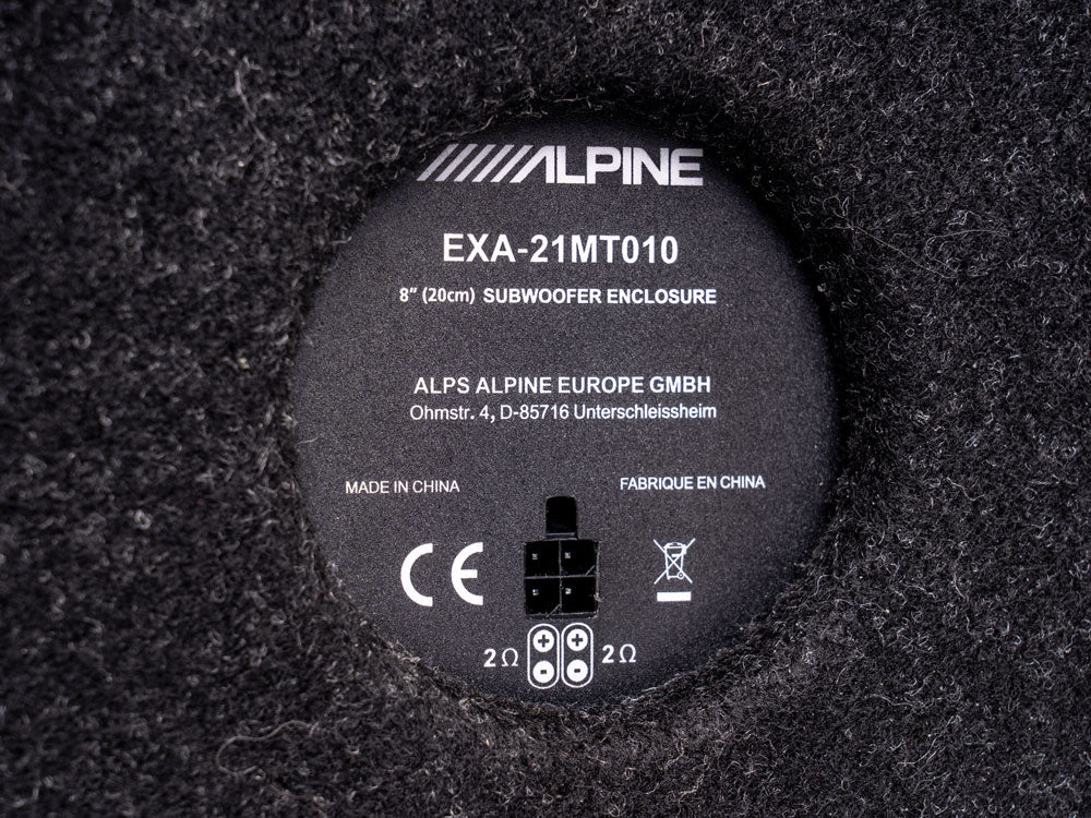 Alpine SWCD84T6 Subwoofer for the Volkswagen T6 & Volkswagen T6.1 - Alpine Adventure Audio