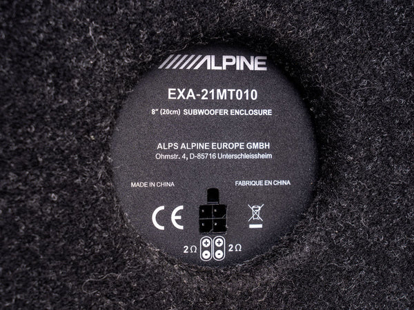 Alpine SWCD84T6 Subwoofer for the Volkswagen T6 & Volkswagen T6.1 - Alpine Adventure Audio